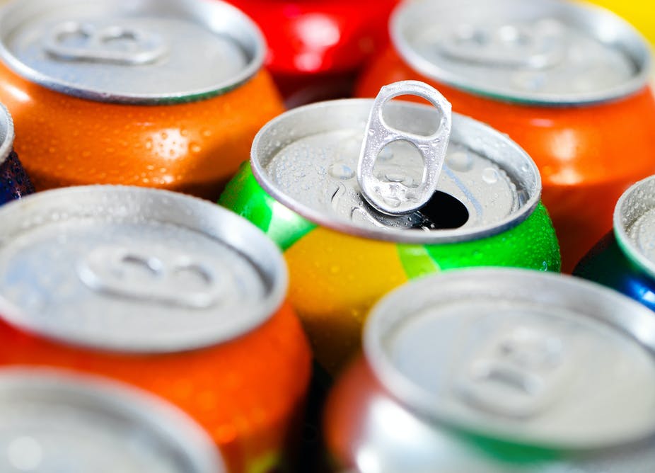 sugary drink cans - sars sugar tax